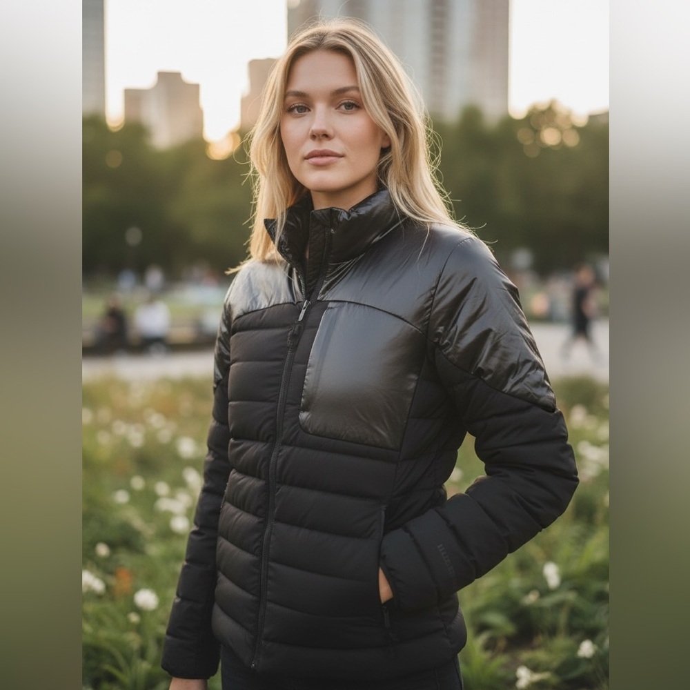 lululemon wunder puff athletica black goose light weight Puffer Jacket - Picture 3 of 14